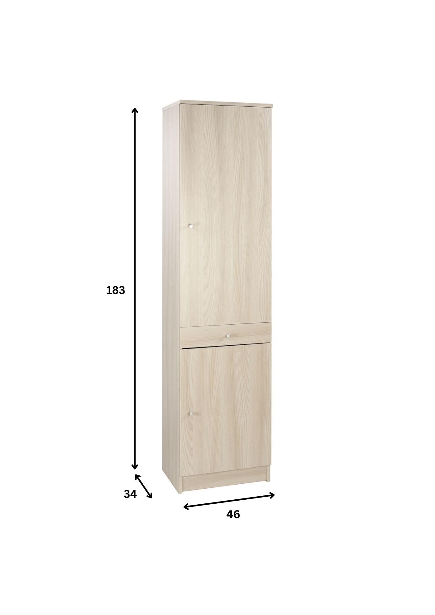 Sarmog Kit Mobile colonna multiuso con ripiani 452k H183 L46 P29 Cm Colore Olmo Chiaro