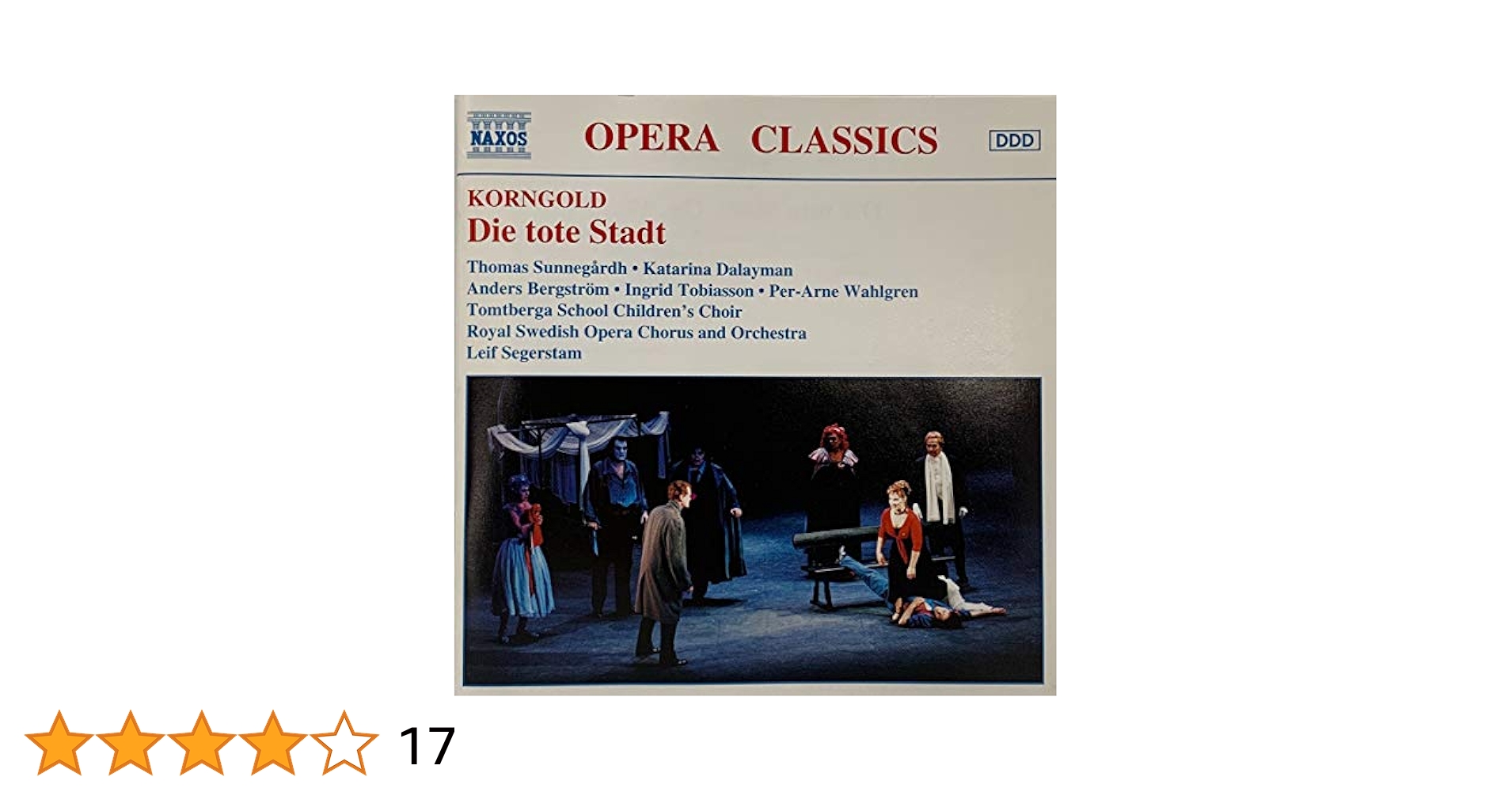 Amazon.com: Korngold - Die tote Stadt: CD 和黑膠唱片