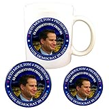 Seth Moulton President 2020 Photo 3" Magnet + 2.25" Pin + Cup