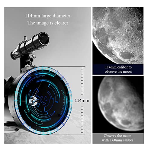 Telescopio astronómico profesional 114 mm apertura y 700 mm focal miniatura 3