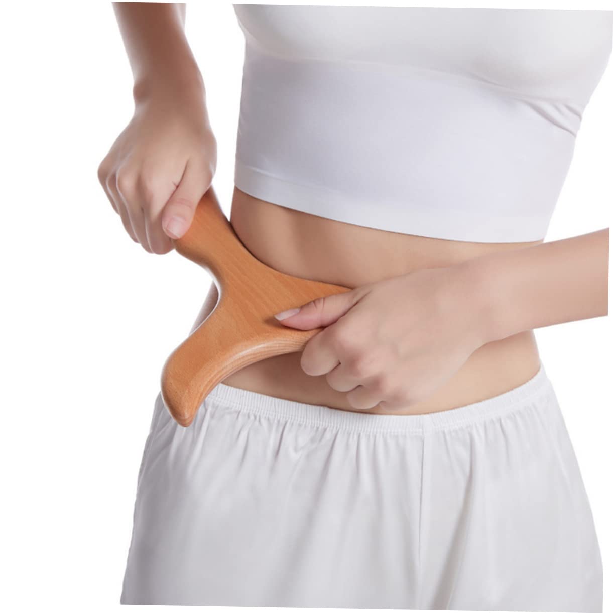 POPETPOP Strumento Massaggiante Guasha per Raschietto per e Corpo Rilassante e Drenante con Oli Facile Trasportare Resistente e Naturale