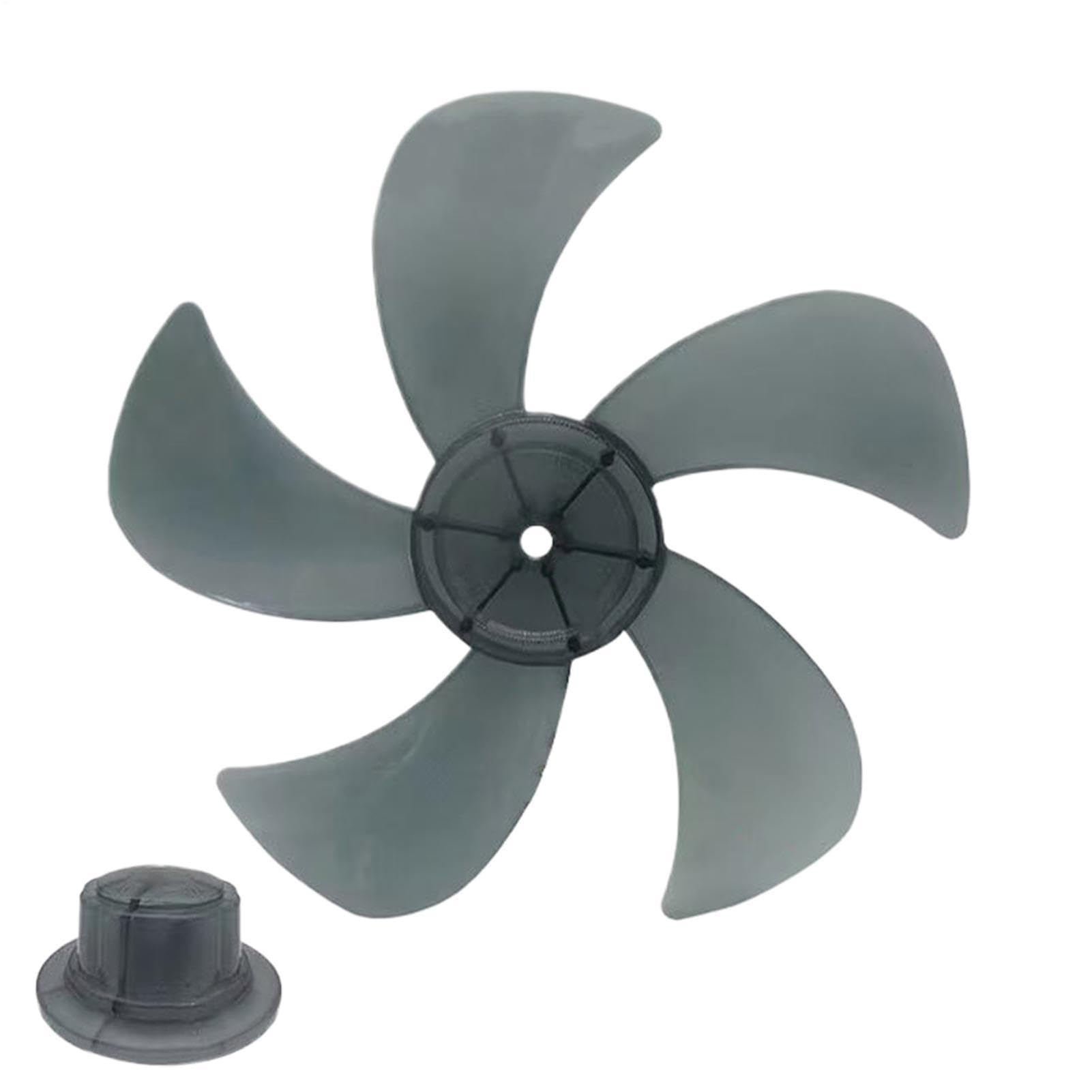 Repuesto de hoja de ventilador, hoja de refrigeración silenciosa, 1 juego, repuestos de hélice eléctrica, piezas de soplador de escritorio, diseño aerodinámico equilibrado, para soporte de pedestal