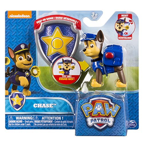 Paw Patrol Action Pack Pup & Badge, Chase #TOP1