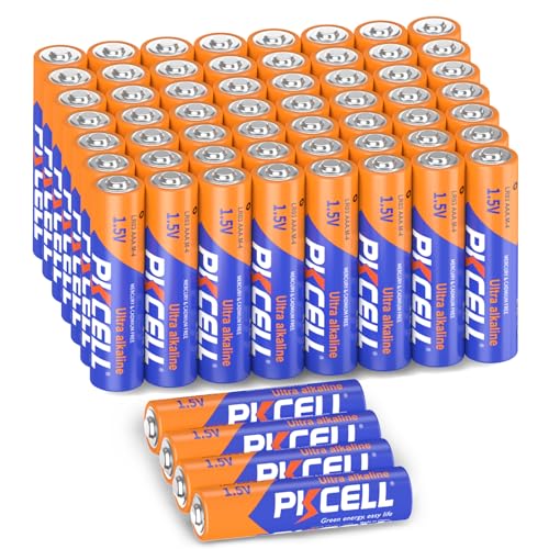 Pilas AAA de alto rendimiento LR03 PKCELL con 10 años de vida útil para ratones