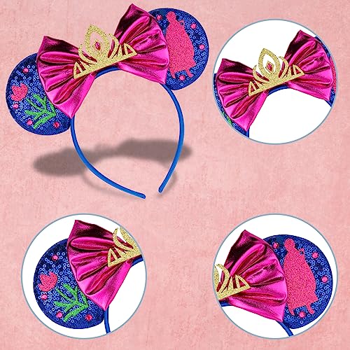 Image of FANYITY Tiana Mouse Ears, Sequin Mouse Ears Headband for Boys Girls Women (SX)