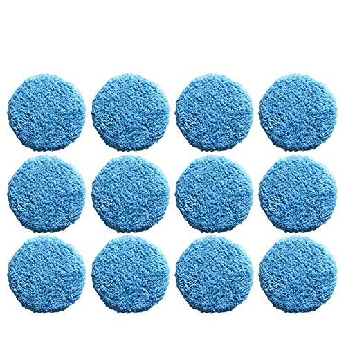 Ubersweet® Imported 12pcs/Set Cleaning Mop Cloth Rubbing for Hobot 168 188 Vacuum Cleaner Blue Part-image-36