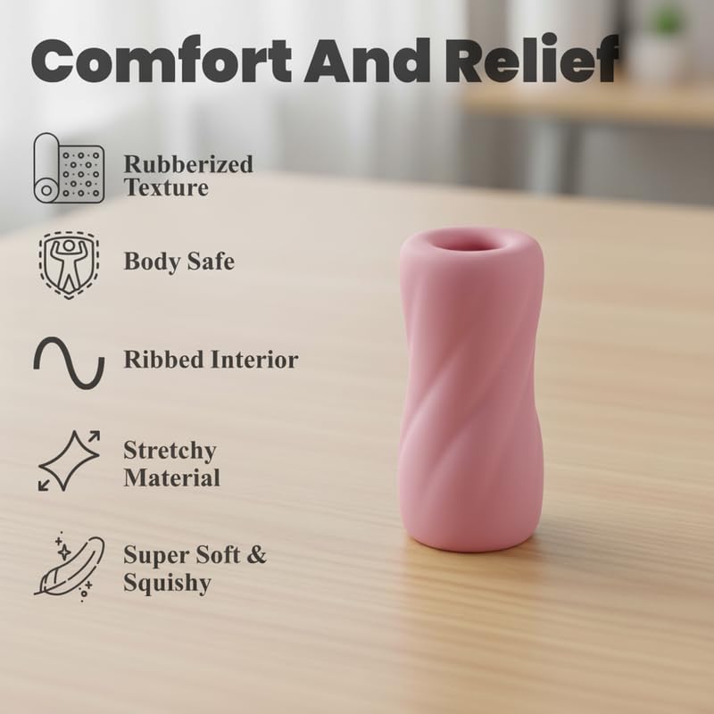 Zyllion Pink Sleeve Massager for Body - Image 2