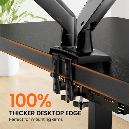 Image of ErGear Whole-Piece Desk Computer Workstation Ergonomic Memory Controller Height Adjustable Standing Desk, 40*24inch, Black