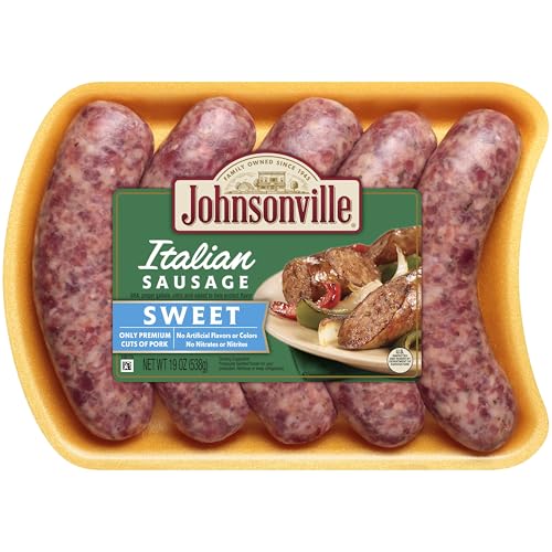 Johnsonville Sweet Italian Pork Sausage Links, 19 oz (5 Count) Refrigerated