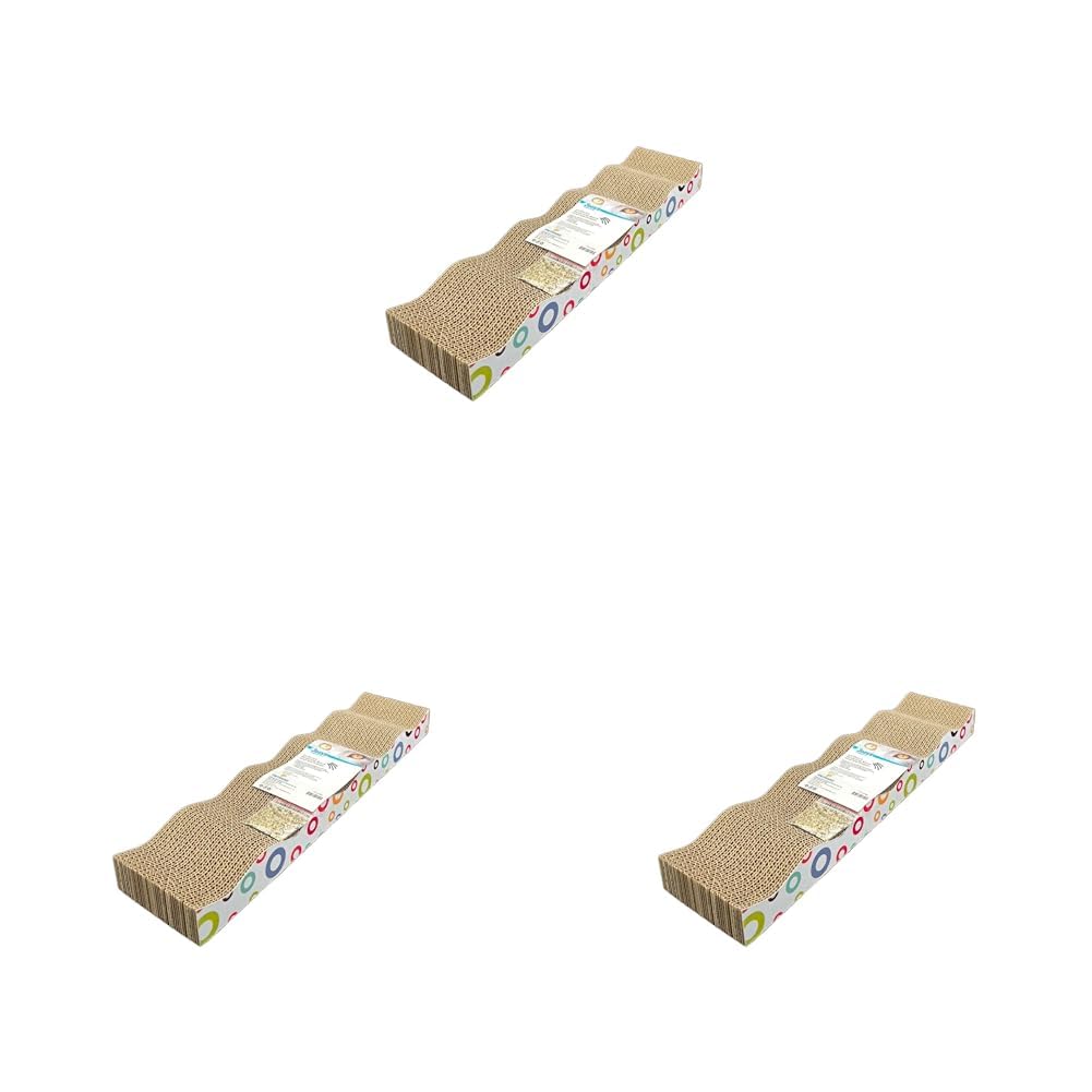 Karton Kedi Tırmalama 11x44x4 Cm (3 paketi)