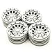 RCLIONS Aluminum 1.9inch RC Beadlock Wheels Rims for 1/10th Axial SCX10 D90 RC Crawler Car-Pack of 4pcs