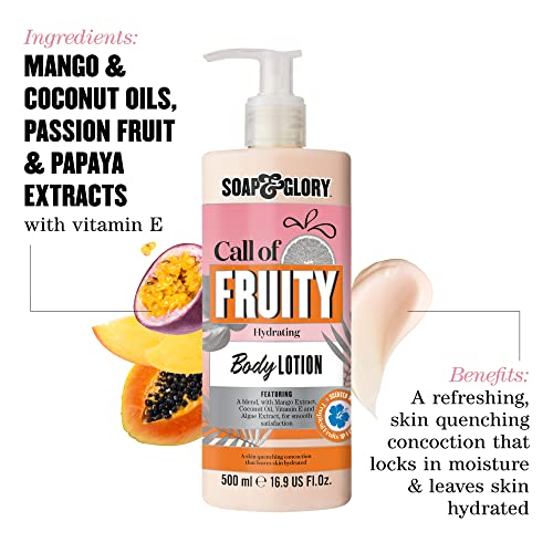 Image of Soap & Glory Call of Fruity Hydrating Body Lotion, 500ml