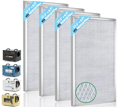 MERV 8 Filter Dehumidifier Filter Replacement Sentinel HD55 HDi65 17.2'' x 8.8'' 4 Pack Dehumidifier Filter Replacement Parts