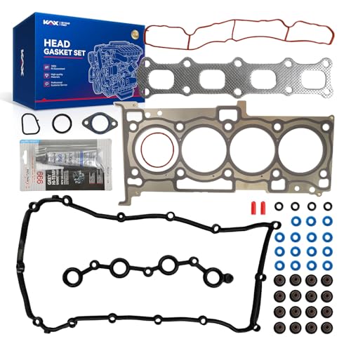 KAX HS26332PT Cylinder Head Gasket kit/Set Compatible with 2007-2017 Patriot, 2009-2019 Journey, 2007-2017 Compass, 2008-2014 Avenger,2011-2014 200,Sebring Journey Caliber for 2.4L Engine