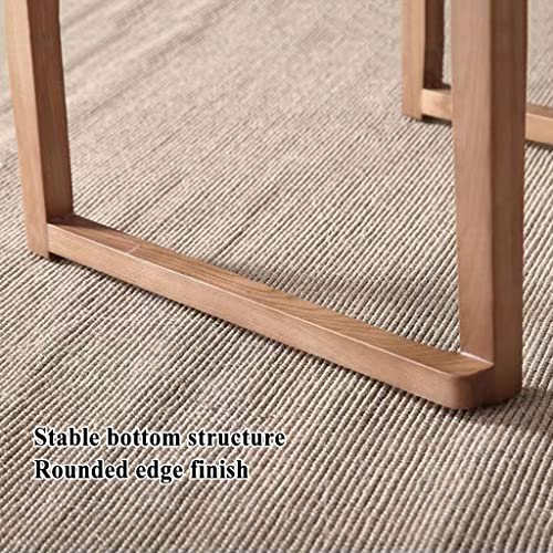 Solid Wood Rattan Chair, Household Backrest Rattan Chair, Modern Wooden Sofa Chair, For Living Room Bedroom Patio Poolside Study Room Garden Indoor Outdoors (Color : Walnut, Size : 48 * 49 * 80Cm) #TOP5