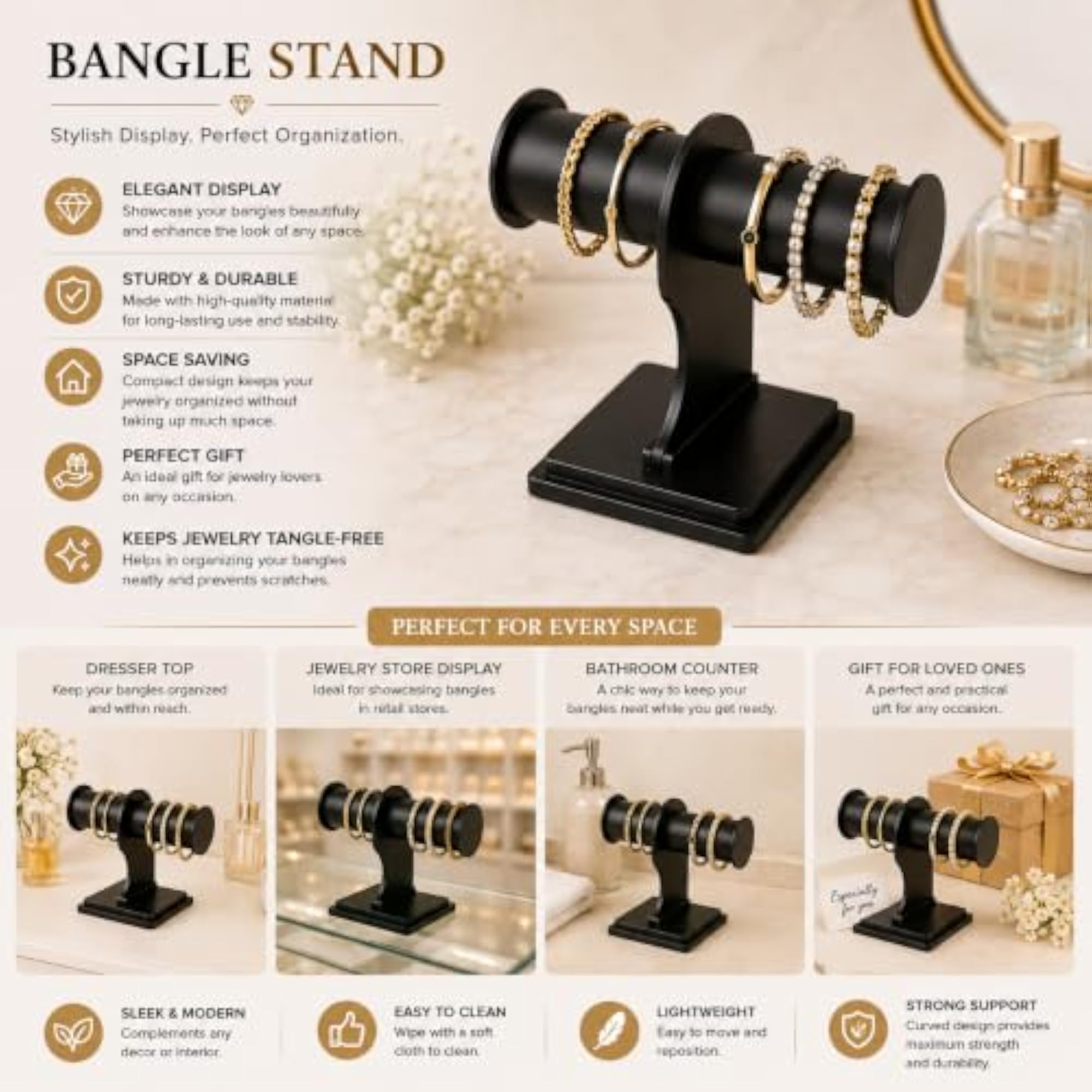 Plastic Bangle Display Stand for Jewellery Shop