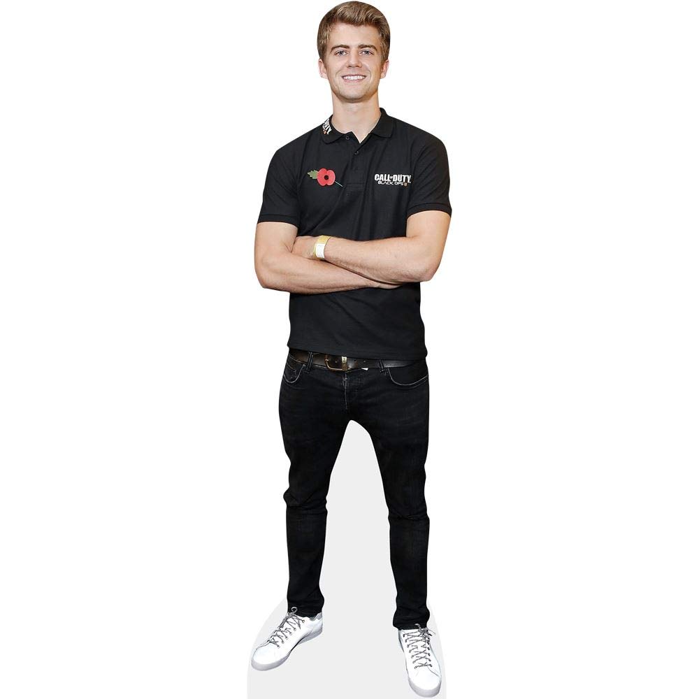 Celebrity Cutouts Mini Size Cutout Patrick Bamford (Black Outfit)
