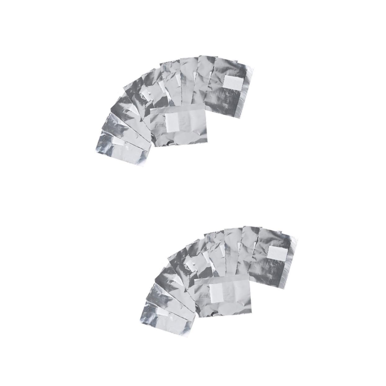 Gogogmee 2sets Gel Remover Pads Soak off Nail Polish Wraps for Nail Wraps Pad 100pcs*2