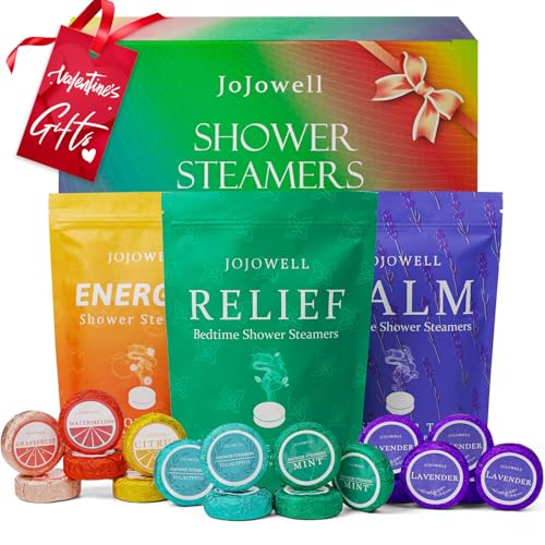 JoJowell Shower Steamers Aromatherapy - 18 Pack Birthday Gifts for Women, Self Care, Valentines Day...