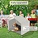 Elevated Dog House for Outdoor or Indoor - Waterproof Dog Tent Cat House, Dog Sunshade Tent, Pet House with Removable Cover, Suitable for Medium Cats Dogs