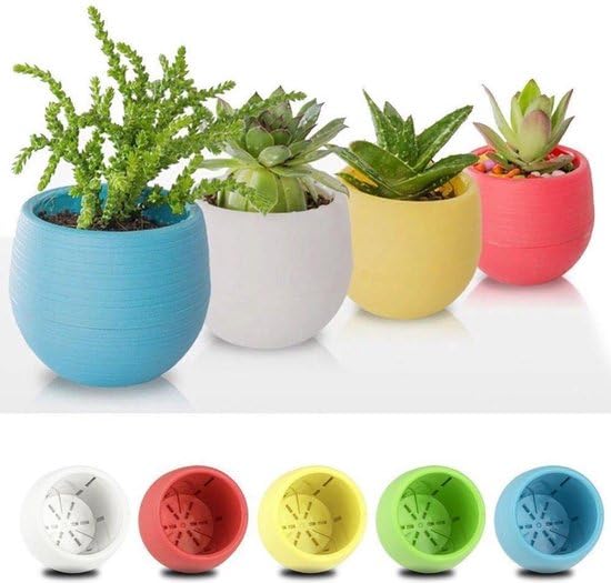 Pot de fleurs blanc long pour sublimer votre terrasse moderne ou salon
