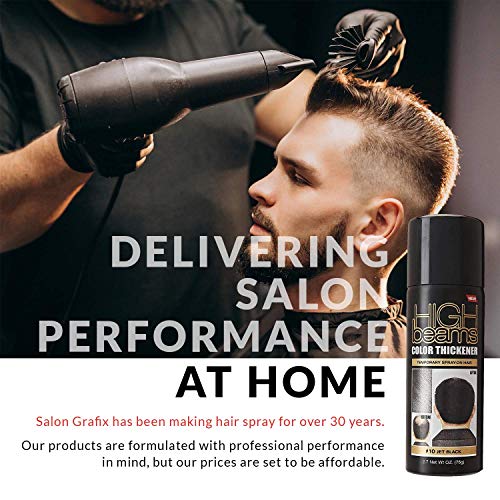 Salon Grafix High Beams Color Thickener Spray Jet Black miniatura 6