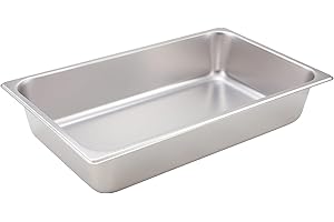 Winco 4-Inch Pan, Full, Stainless Steel - Essential Kitchenware for Top-Notch Chefs