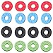 ZUXOCY 10 Pieces Black Guitar Strap Locking Silicone Strap Locks Rubber Guitar Strap Blocks Guitar Protector Guitar Locks