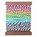 Stripes Paper String by Tim Holtz Idea-ology, 5 Yards of Each Color, 6 Colors, TH93043