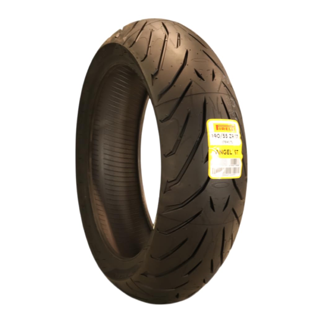 Pirelli Angel ST 190/55ZR17 (75W) Rear Motorcycle Tire – High-Performance Sport Touring Tire for Enhanced Grip, Durability & Stability – Fits Sport & Touring Bikes