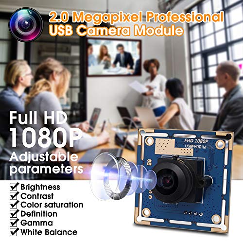Svpro 2Mp Usb Camera Module Fisheye Lens 180 Degree Camera Board Free Driver Uvc Web Camera 1080P 30Fps, 480P 100Fps For Computer Support Android Linux Windows Mac Os #TOP3