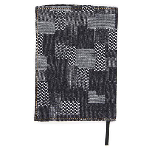 ラダイト ブックカバー 文庫 ジャガードデニム パッチワーク LDD-BOOK-101のサムネイル