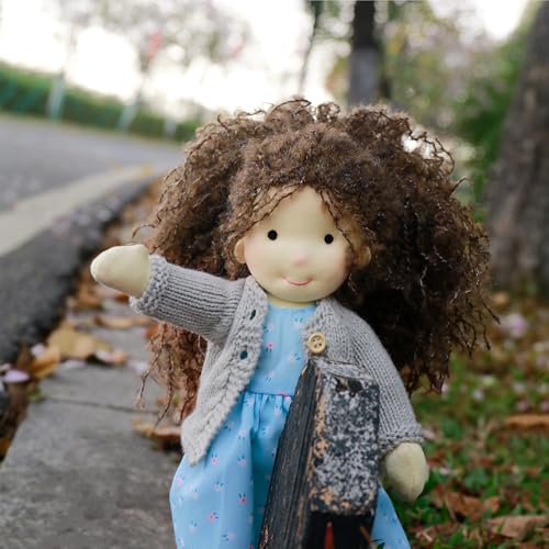 Handmadewaldorfdolllouise12softgirlragdollwithcutestuffedplushidealfirstdollforbabiestoddlers Urban Country Home Decor Handmade waldorf doll louise 12 soft girl rag doll with cute stuffed plush ideal first doll for babies toddlers urban country home decor