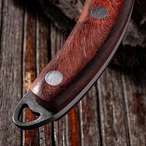 Meat cleaver, Forged Stainless Steel Kitchen Knives slicing knife field carry forged meat cleaver small machete multi-purpose knife Cleaver Knife,BY KKZY (Color : Style b)