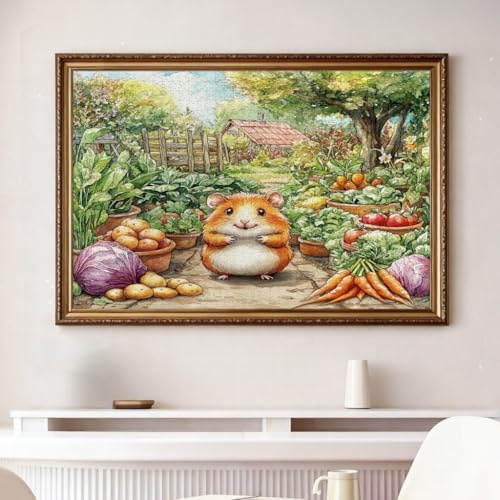 Rompecabezas de hámster de primavera: entretenimiento creativo y decoración hogareña 4