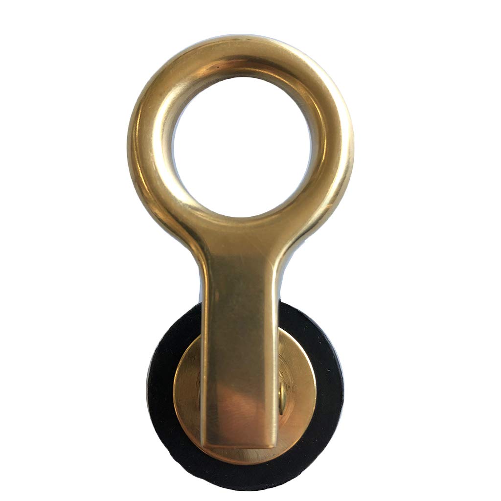 perfk Bouchon de Nable de Vidange avec Poignée en Laiton Plaqué - 25 mm de Diamètre
