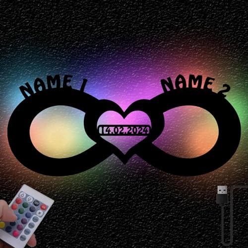 Namofactur Infinity LED Unendlichkeitszeichen Deko