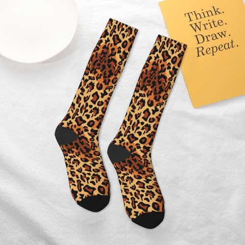 Image of Knee High Socks for Women Girls Fashion Women's Festival Stockings for Casual Running Work Travel