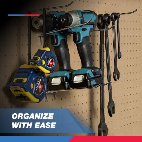 Neiko 53100A 4 Inch Heavy Duty Pegboard Hooks Kit, 50 Pack, 1/8" Peg Hooks For 1” Spaced Pegboards, Utility Hooks For Wall Organizing In Home Or Garage #TOP4