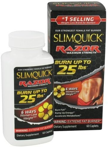 SlimQuick Fat Burner, Female, Maximum Strength, Caplets 60 caplets by NXLabs