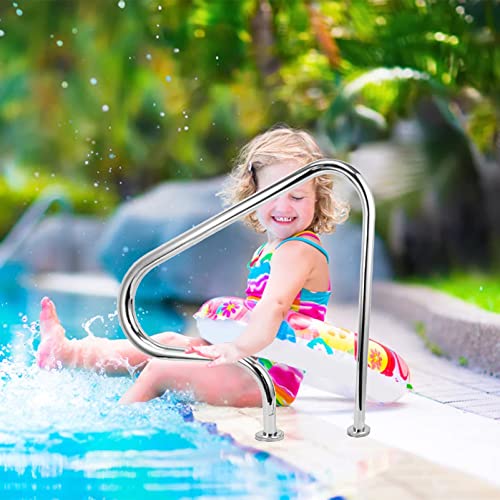 Barandal para escalera de piscina de acero inoxidable 304 miniatura 7