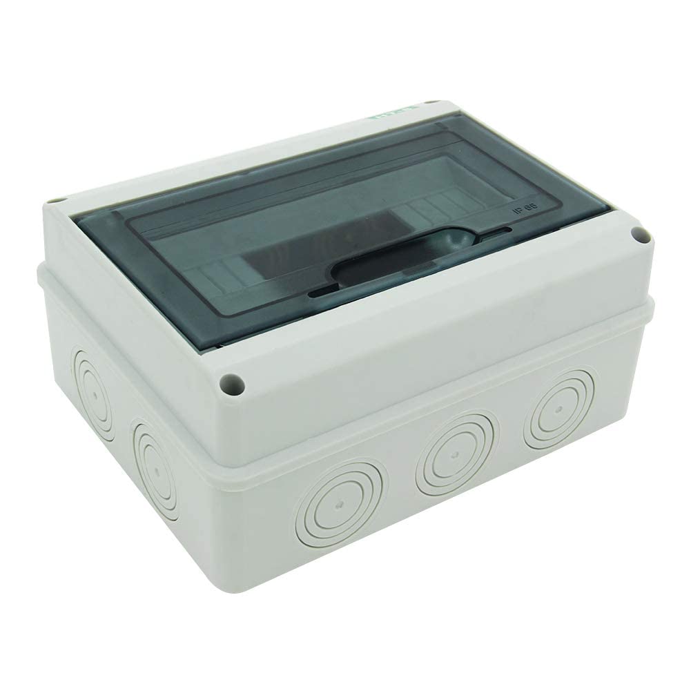 Electronic Junction Box Switching Power Supply Junction Box Distribution Box Waterproof ABS Plastic Power Distribution Protection Box,8 Way,7.87"x6.10"x3.74"(LxWxH)