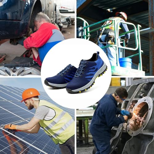 Sicherheitsschuhe 35 Arbeitsschuhe mit Stahlkappe Damen Arbeit Schuhe Frauen Sicherheit Sneaker Turnschuhe Sportlich Schutzschuhe für Kinder Jungen