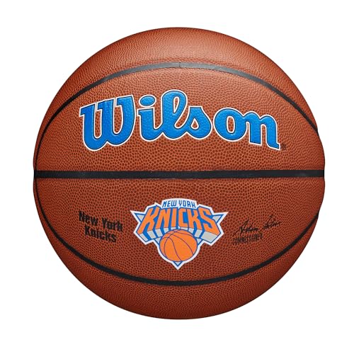 Balón Wilson NBA con Canales de Doble Profundidad Talla 7 Marrón