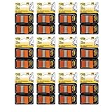 Post-it Flags, 1 inch, Orange Two Dispensers of 50 Flags, 12 Pack (680-OE2)