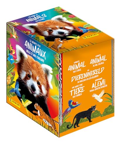 Panini Animaux 2025 Box of 36 Pouches, 004904BOX36F