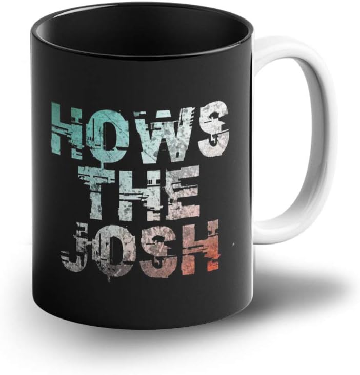 Prink How's The Josh Coffee Mug with Print | Vickey Kaushal Coffee Mug | Uri Movie Dialogue Mugs | Gift for Friends, Fans | 330ml, Microwave & Dishwasher Safe
