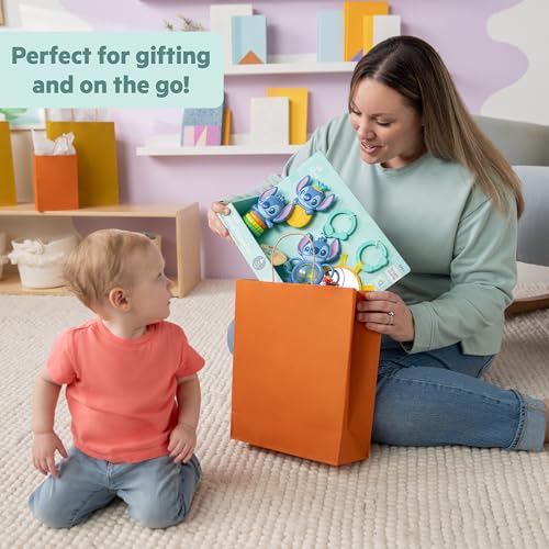 Bright Starts Disney Baby Stitch Tropical Treasures Gift Set with 4 Stitch Inspired Toys Including Baby-Safe Mirror and Teether, Newborns & Up by Bright Starts - Image 7