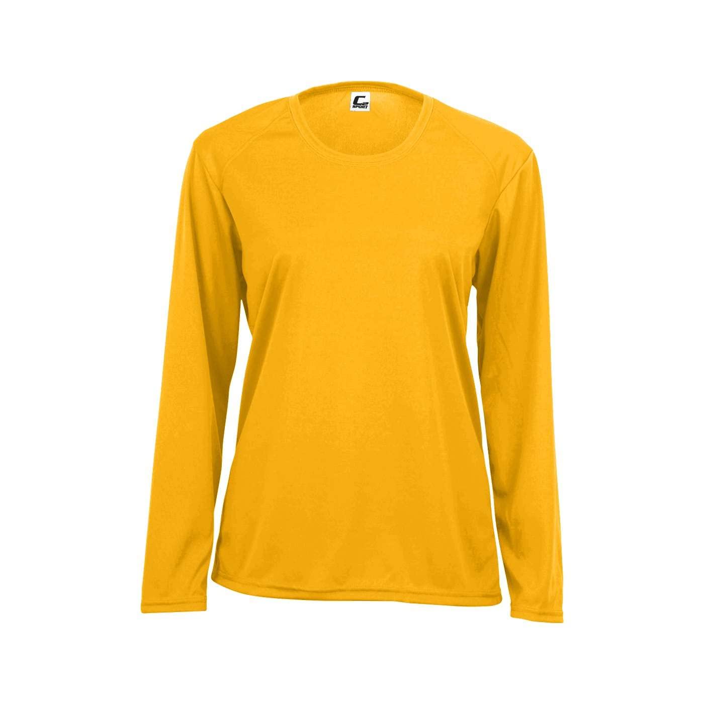 Badger Sports C2 L/S Ladies' Tee Gold Medium