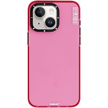 Youngkit iPhone 15 K l f P r zs z D z Arka Y zey YoungKit Crystal Color Serisi Kapak Pembe